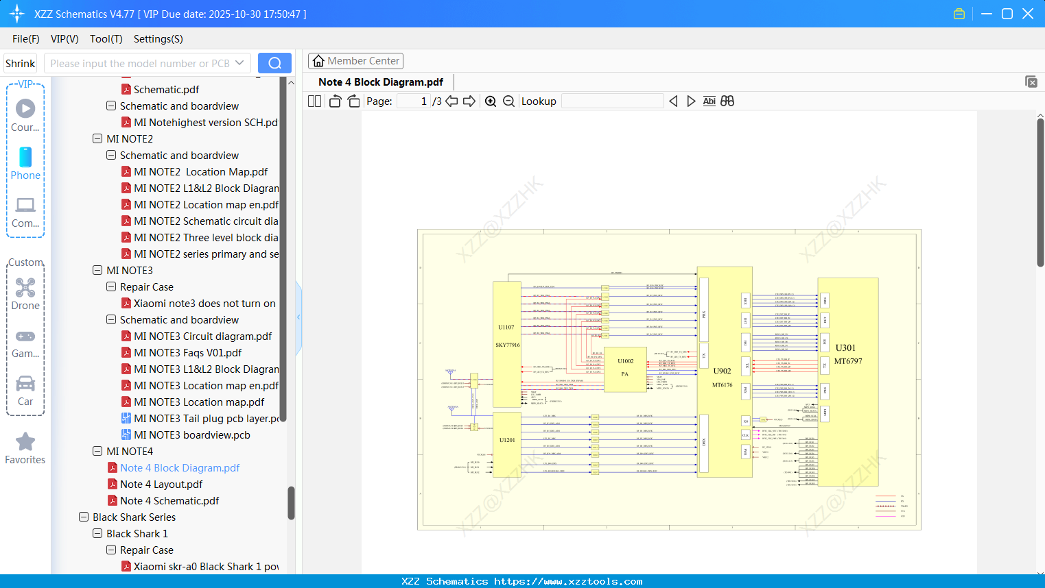 Xiaomi Note 4 Block Diagram